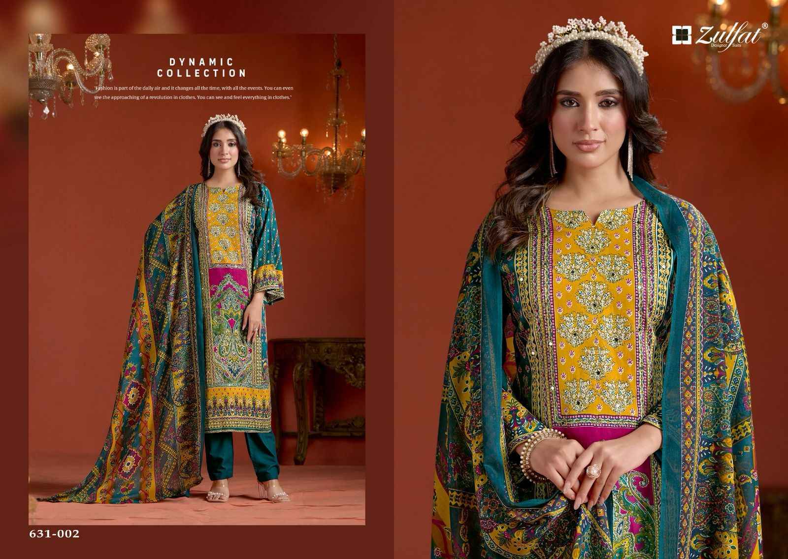 Zulfat Designer Raabta Vol 5 Jam Cotton Suits - Wholesale Factory ( 6 pcs Catalogue )
