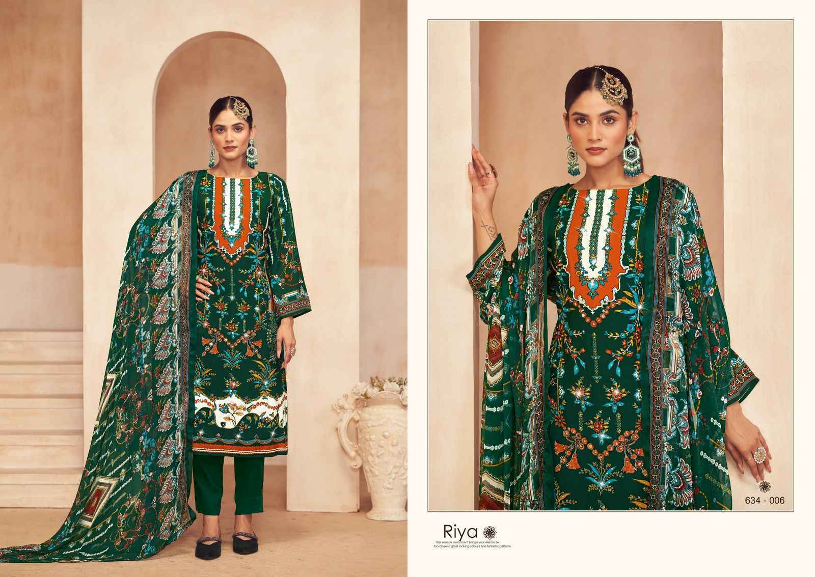 Zulfat Designer Riya Pakistani Suits ( 6 pcs Catalogue )