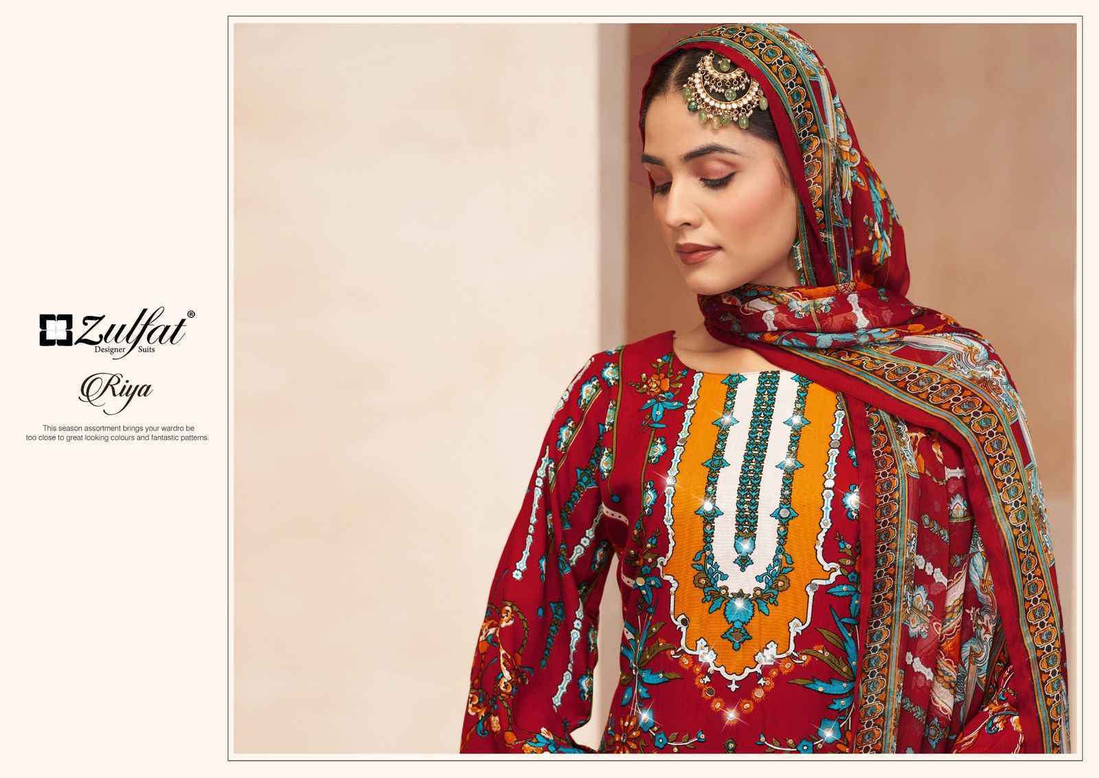 Zulfat Designer Riya Pakistani Suits ( 6 pcs Catalogue )