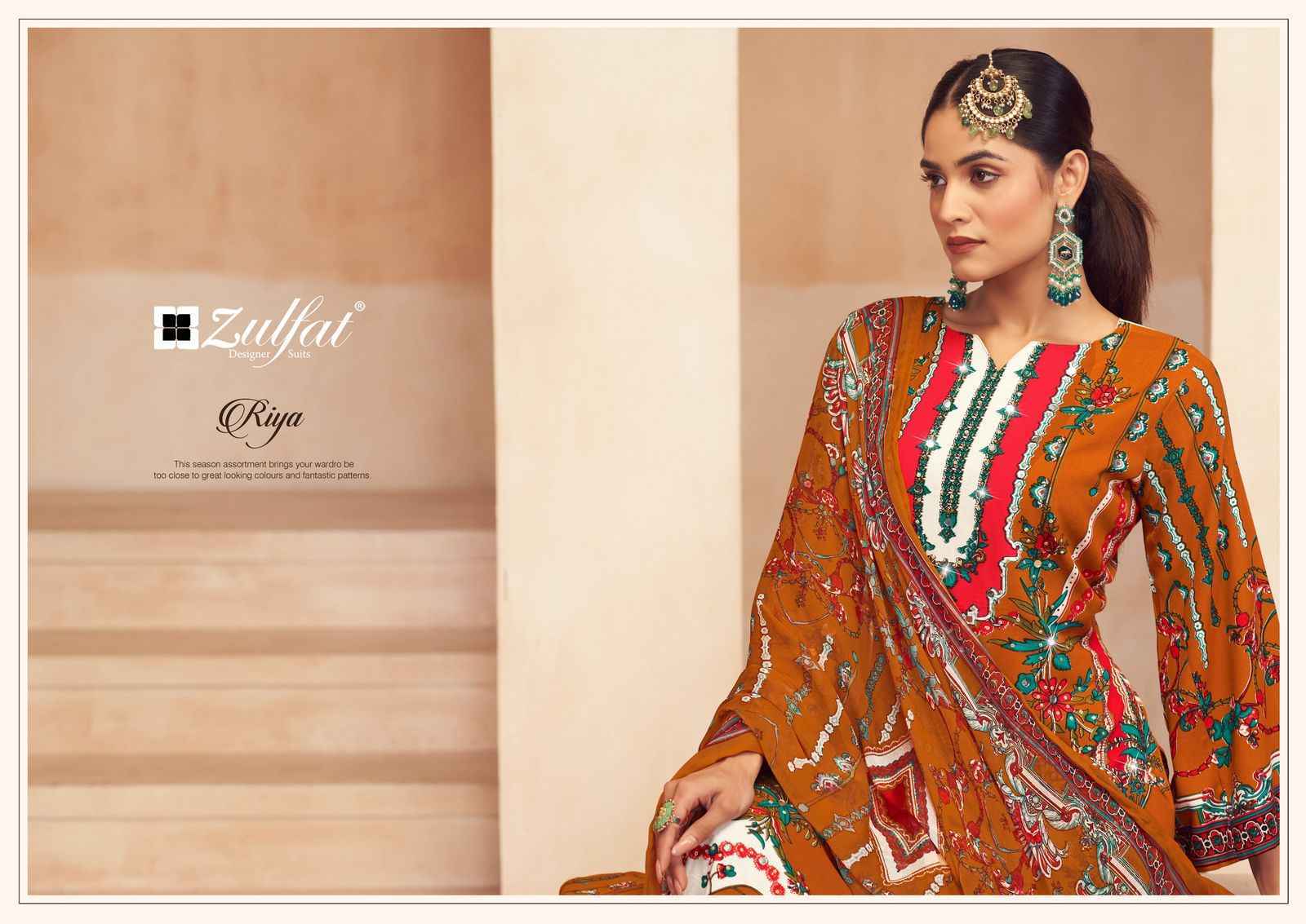 Zulfat Designer Riya Pakistani Suits ( 6 pcs Catalogue )