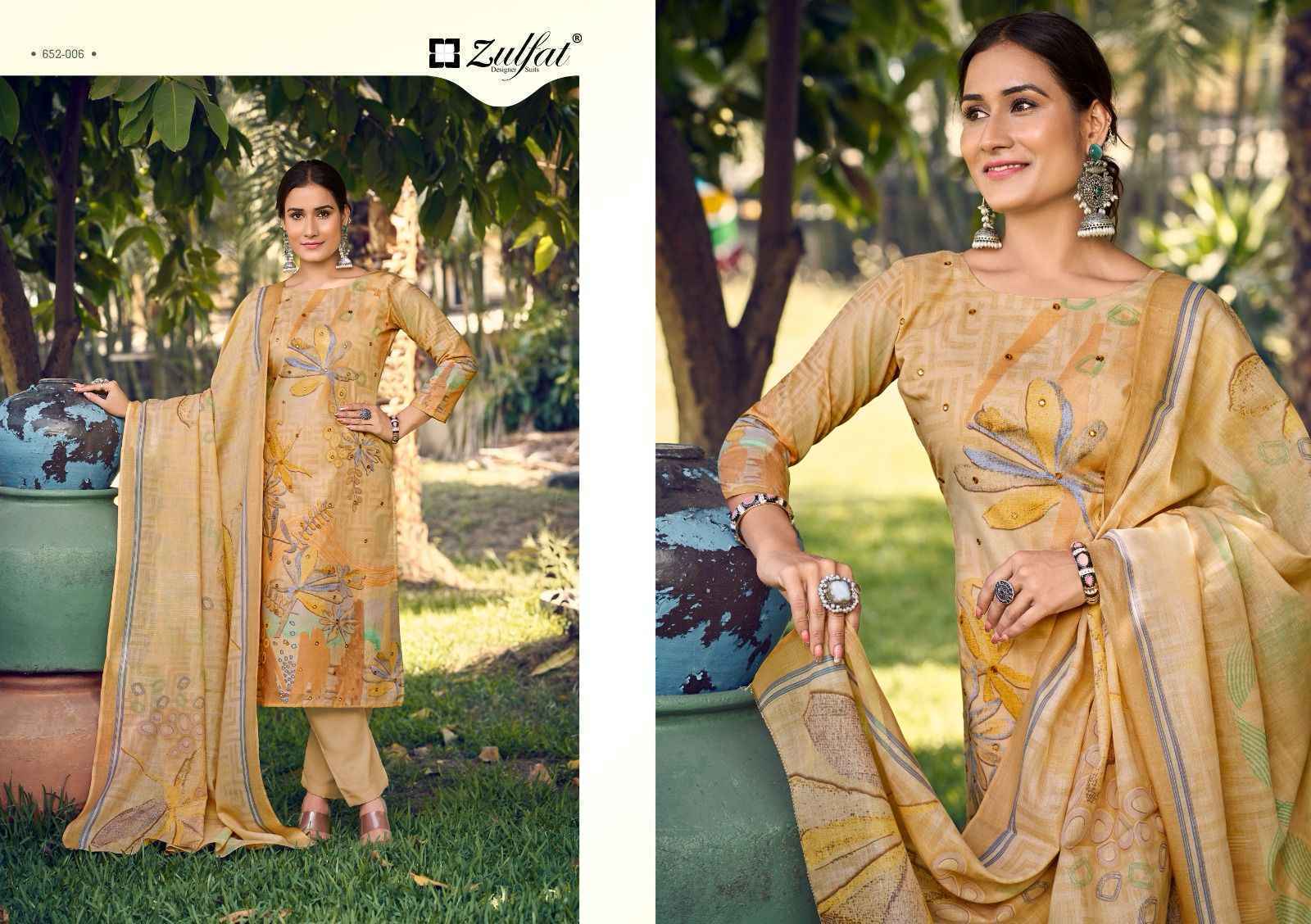 Zulfat Designer Summer Breeze Vol-2 Cotton Dress Material - Wholesale Bazaar ( 6 Pcs Catalogue )