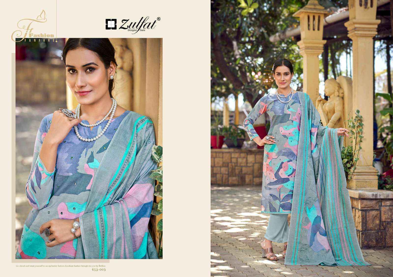 Zulfat Designer Summer Shine Vol-2 Cotton Suits (6 pcs Catalogue)