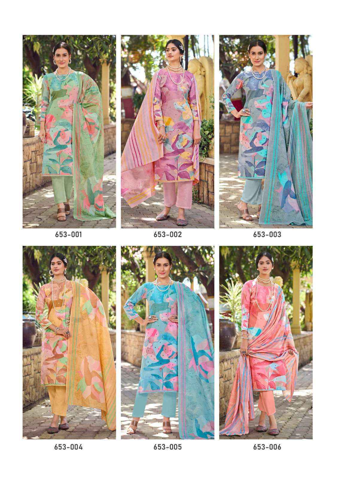 Zulfat Designer Summer Shine Vol-2 Cotton Suits (6 pcs Catalogue)