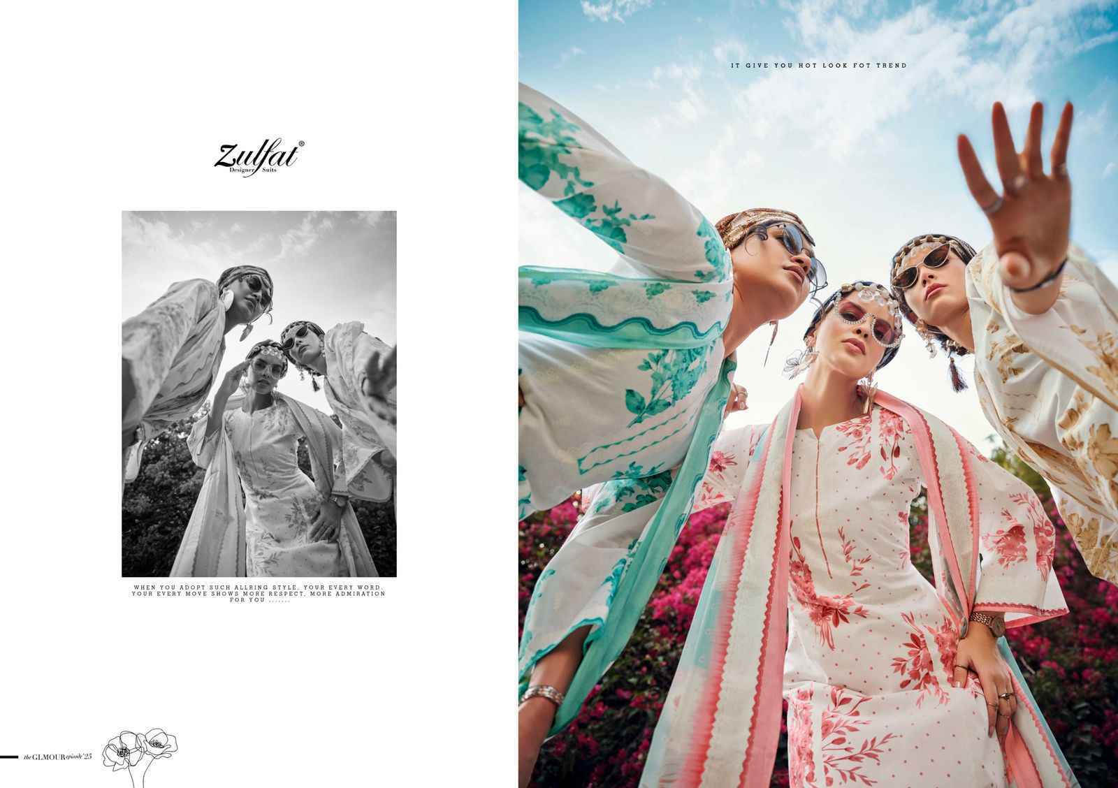 Zulfat Iconic Cotton Suits  Wholesale Market Surat ( 8 pcs Catalogue )