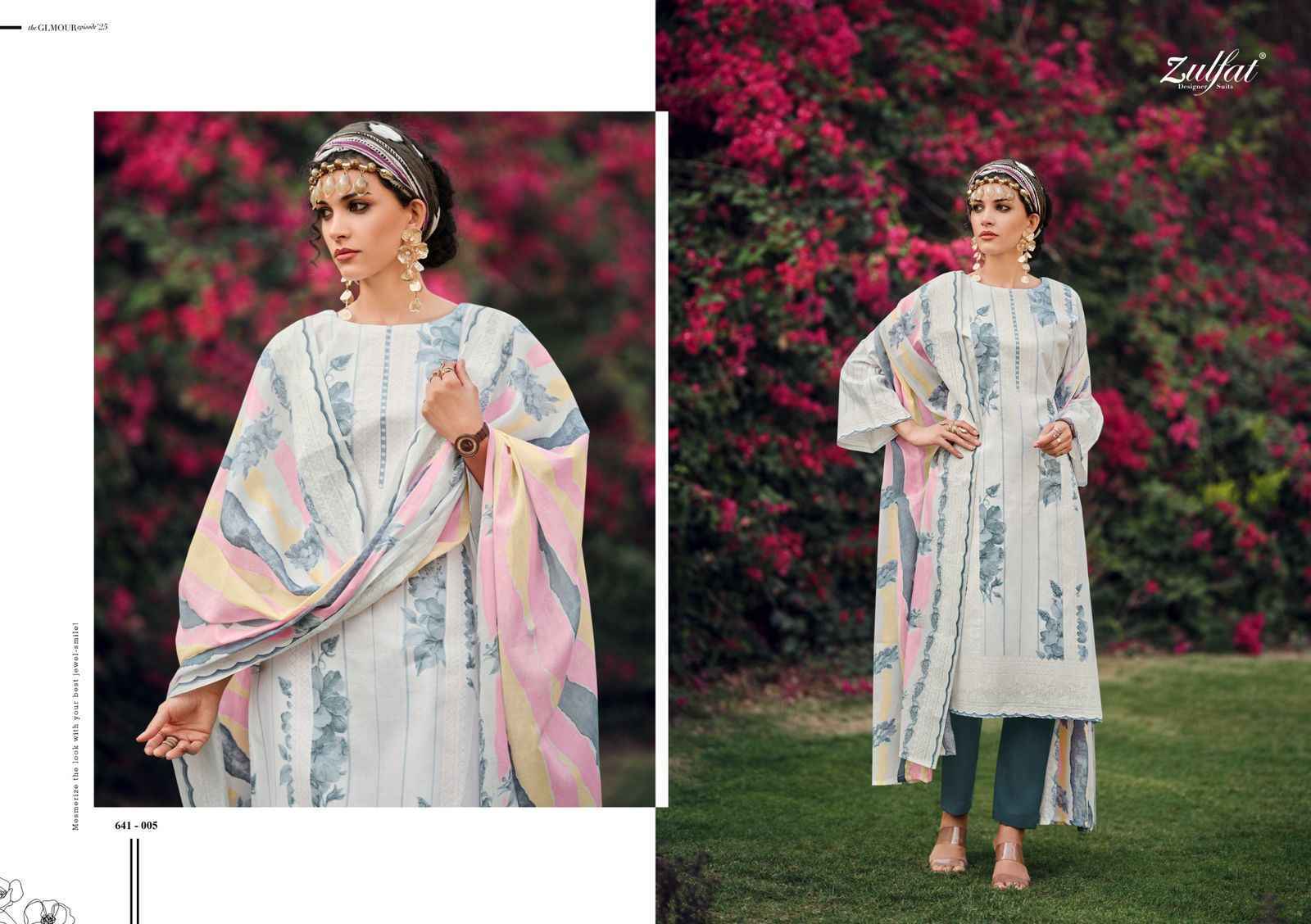 Zulfat Iconic Cotton Suits  Wholesale Market Surat ( 8 pcs Catalogue )