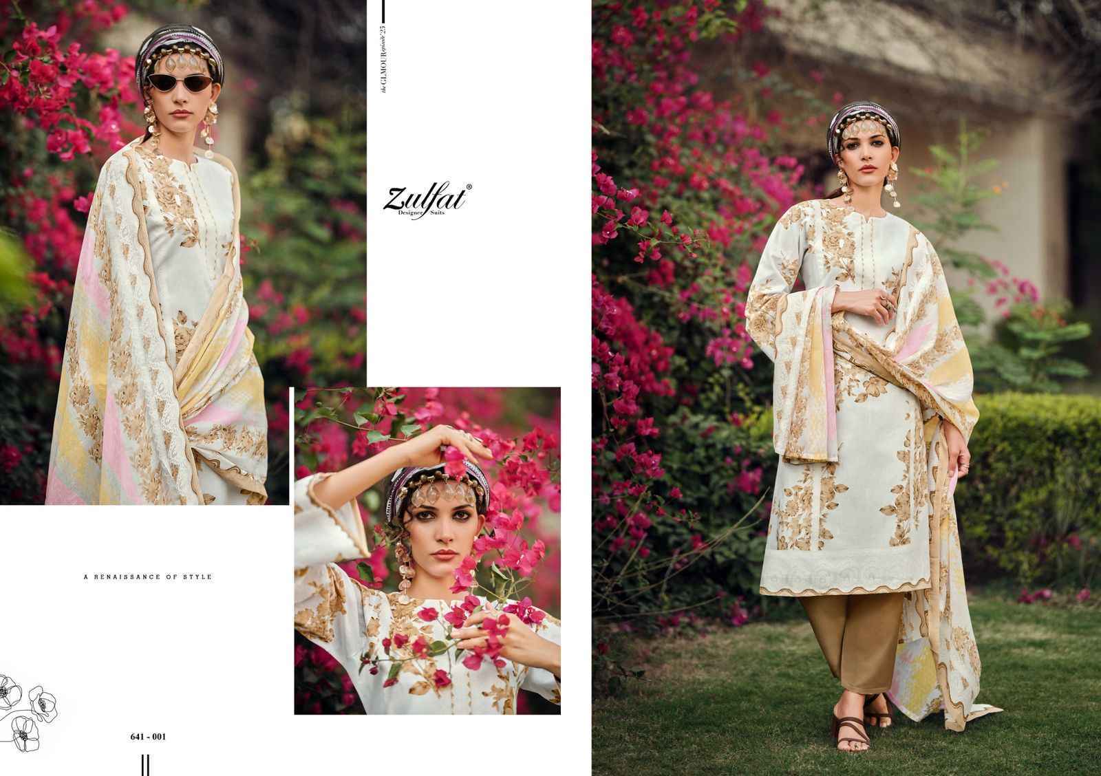 Zulfat Iconic Cotton Suits  Wholesale Market Surat ( 8 pcs Catalogue )