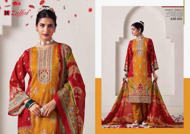 Zulfat Sajni Vol 6 Wholesale Jam Cotton Dress Material ( 4 Pcs Catalogue )