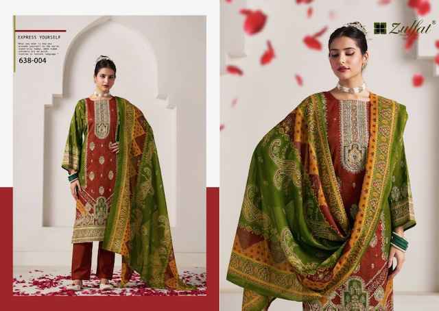 Zulfat Sajni Vol 6 Wholesale Jam Cotton Dress Material ( 4 Pcs Catalogue )