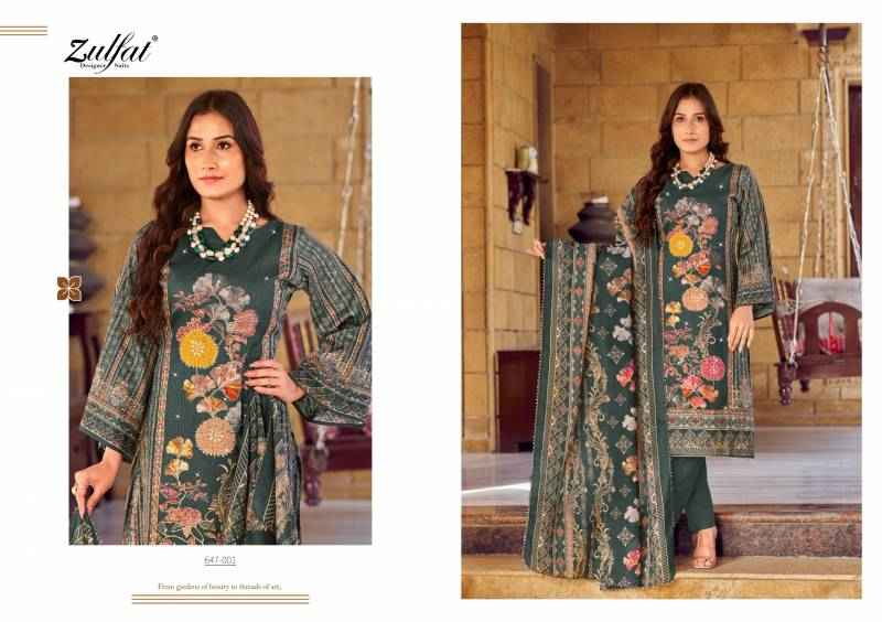 Zulfat Sangini Vol 6 Fancy Work Jam Cotton Suits Latest Catalog ( 6 Pcs Catalogue )