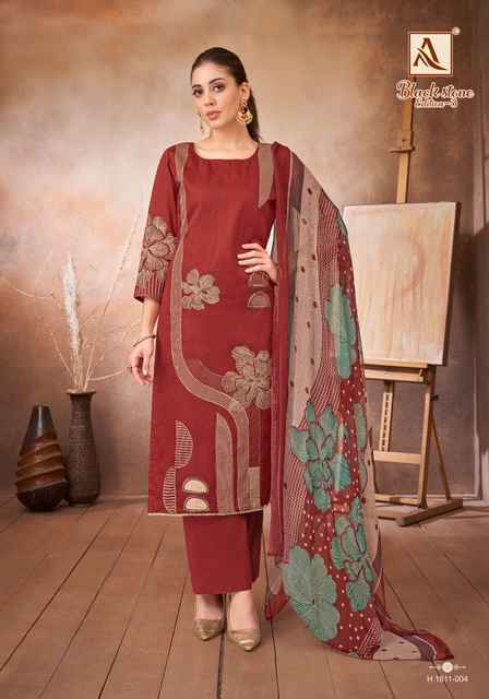 Alok Black Stone Edition 3 Zam Dress Material ( 4 pcs Catalogue )