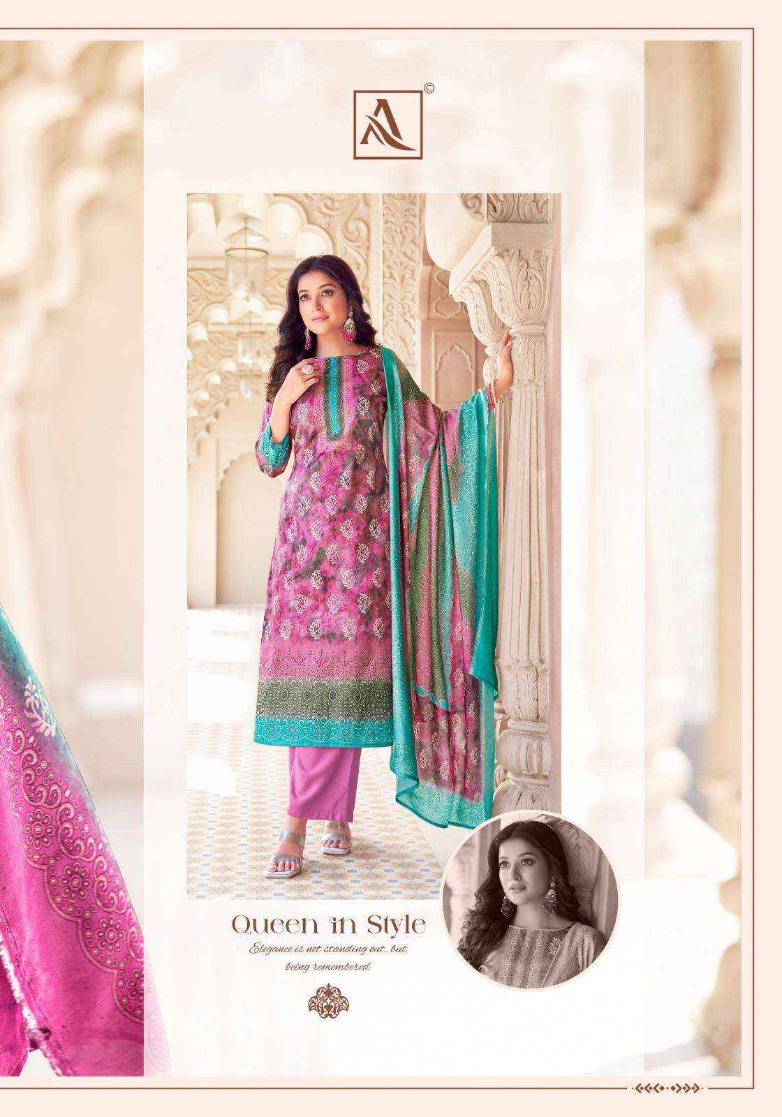 Alok Suit Cardle Light Fancy Work Cotton Pakistani Salwar Suits ( 4 Pcs Catalogue )