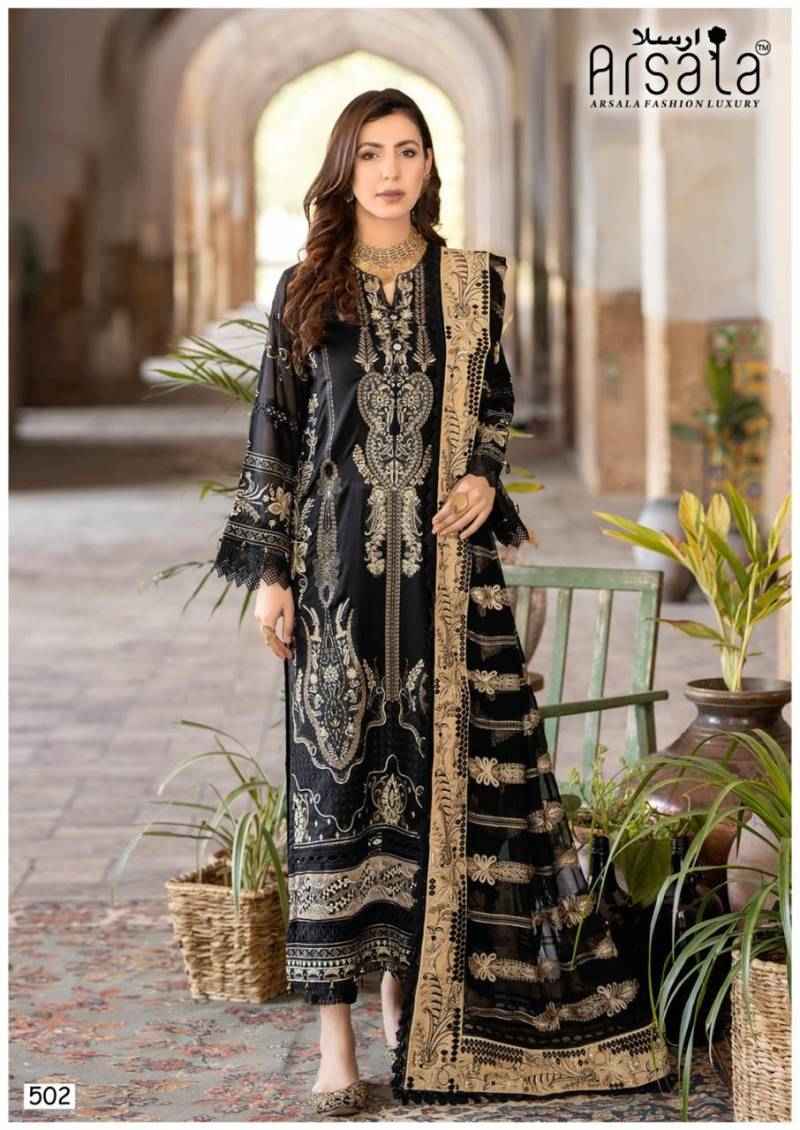 Arsala Amira Heavy Cotton Luxury Vol 5 Dress Material Wholesale Surat ( 6 Pcs Catalogue )