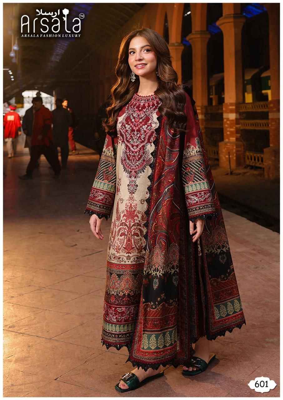 Arsala Fashion Amira Vol 6 Lawn Cotton Pakistani Suits Online Shopping ( 6 pcs Catalogue )