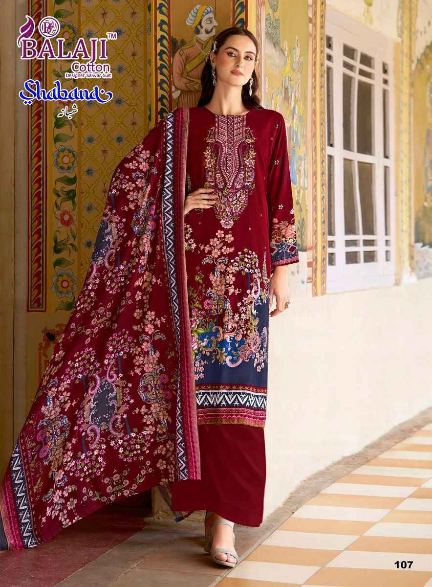 Balaji Shabana Cotton Suits New Catalog Wholesale ( 8 pcs Catalogue )