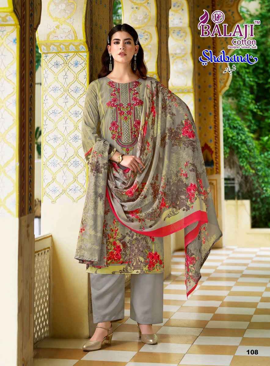 Balaji Shabana Cotton Suits New Catalog Wholesale ( 8 pcs Catalogue )