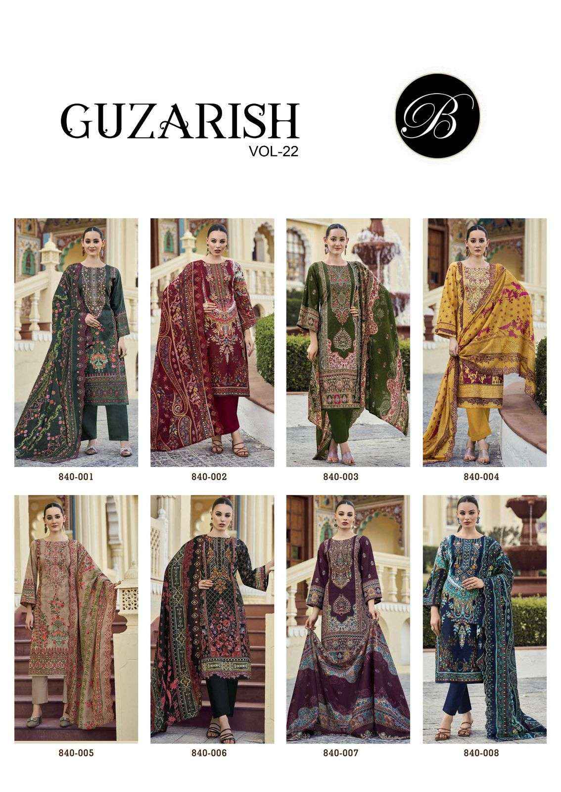 Belliza Designer Guzarish Vol 22 Cotton Pakistani Suits Online Shopping ( 8 pcs Catalogue )