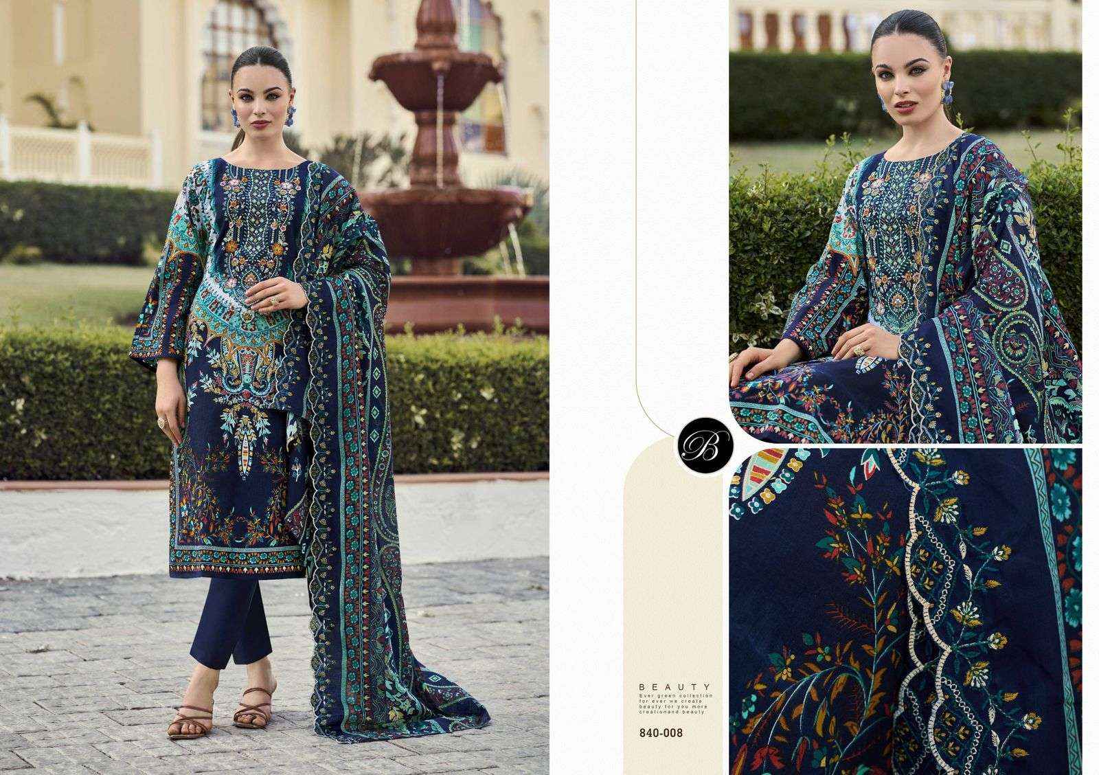Belliza Designer Guzarish Vol 22 Cotton Pakistani Suits Online Shopping ( 8 pcs Catalogue )