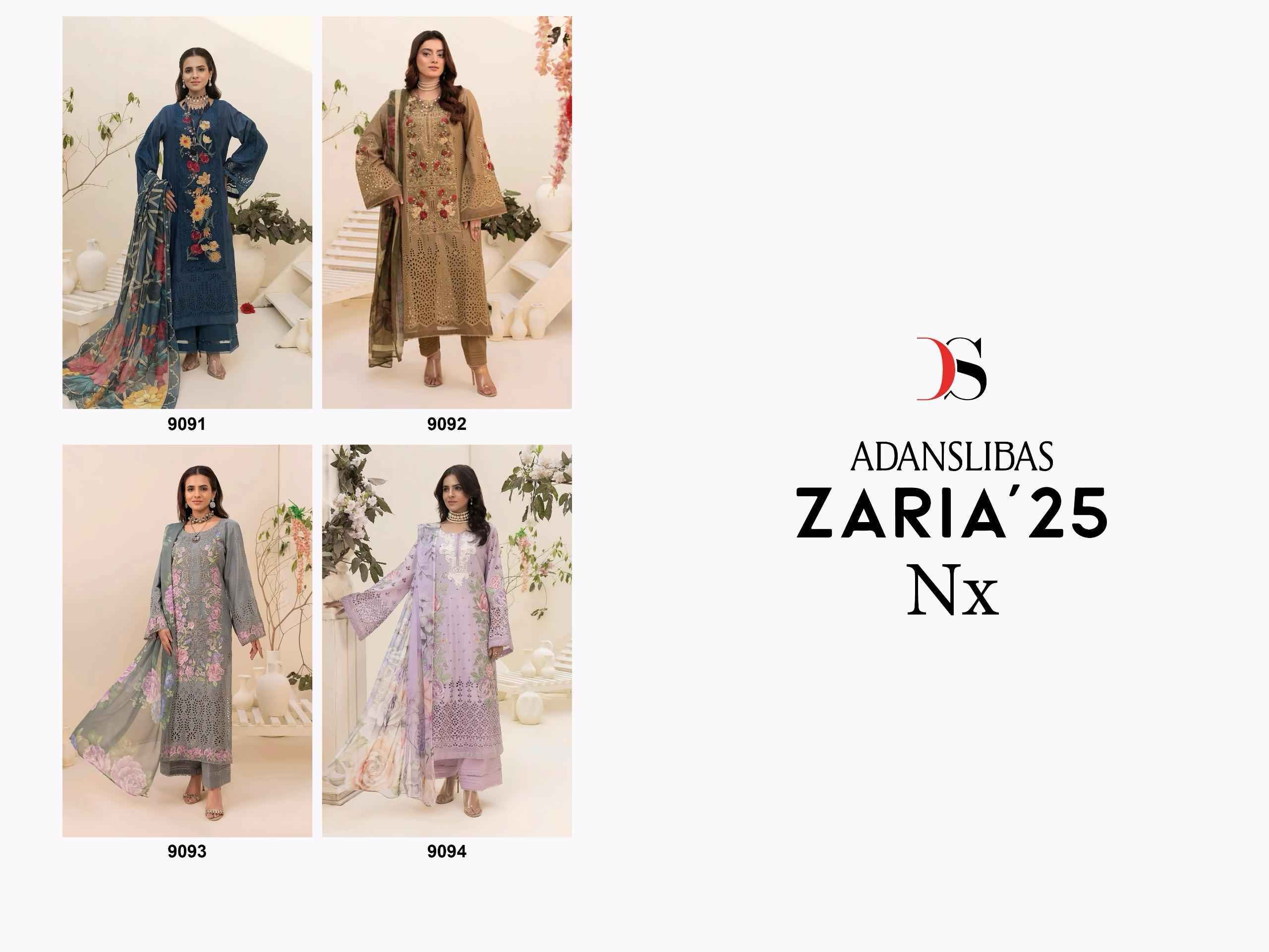Deepsy Suits Adanslibas Zaria Vol 25 Nx Cotton Dress Material ( 4 pcs Catalogue )