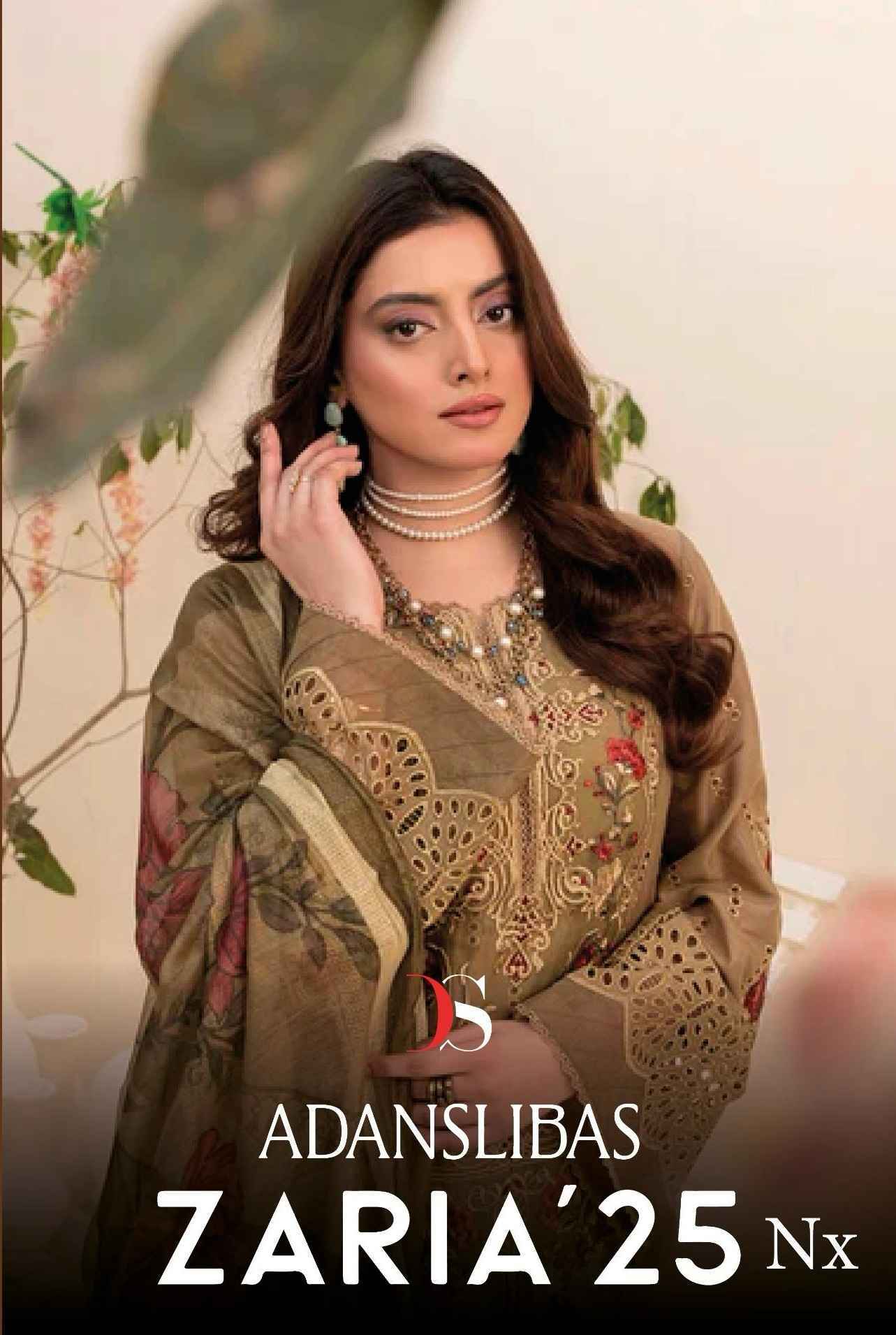 Deepsy Suits Adanslibas Zaria Vol 25 Nx Cotton Dress Material ( 4 pcs Catalogue )