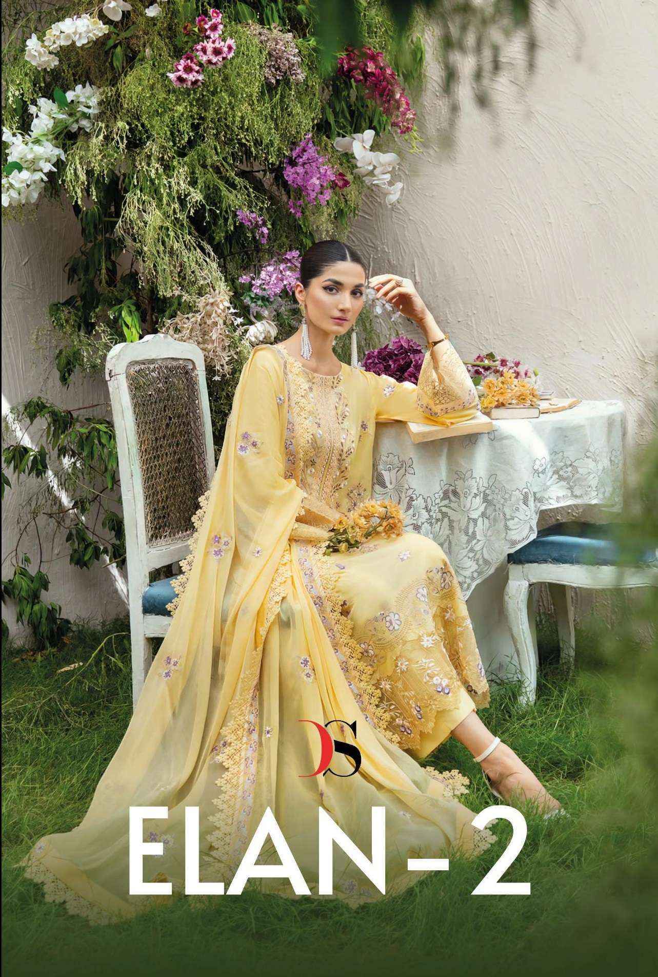 Deepsy Suits Elan 2 Cotton Pakistani Suits Wholesale Surat ( 5 pcs Catalogue )