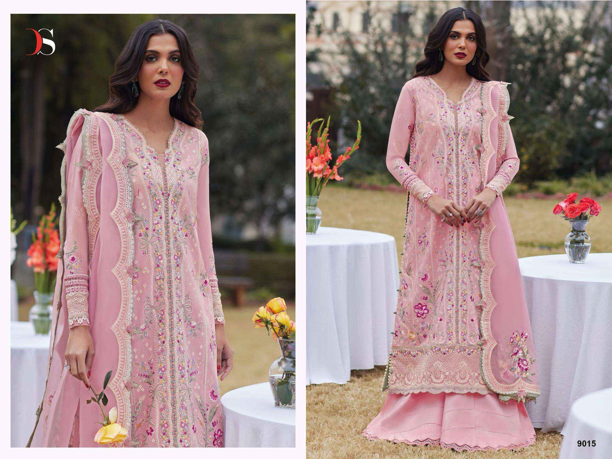 Deepsy Suits Elan Lawn 25 NX Cotton Dress Material Wholesale Price ( 5 pcs Catalogue )