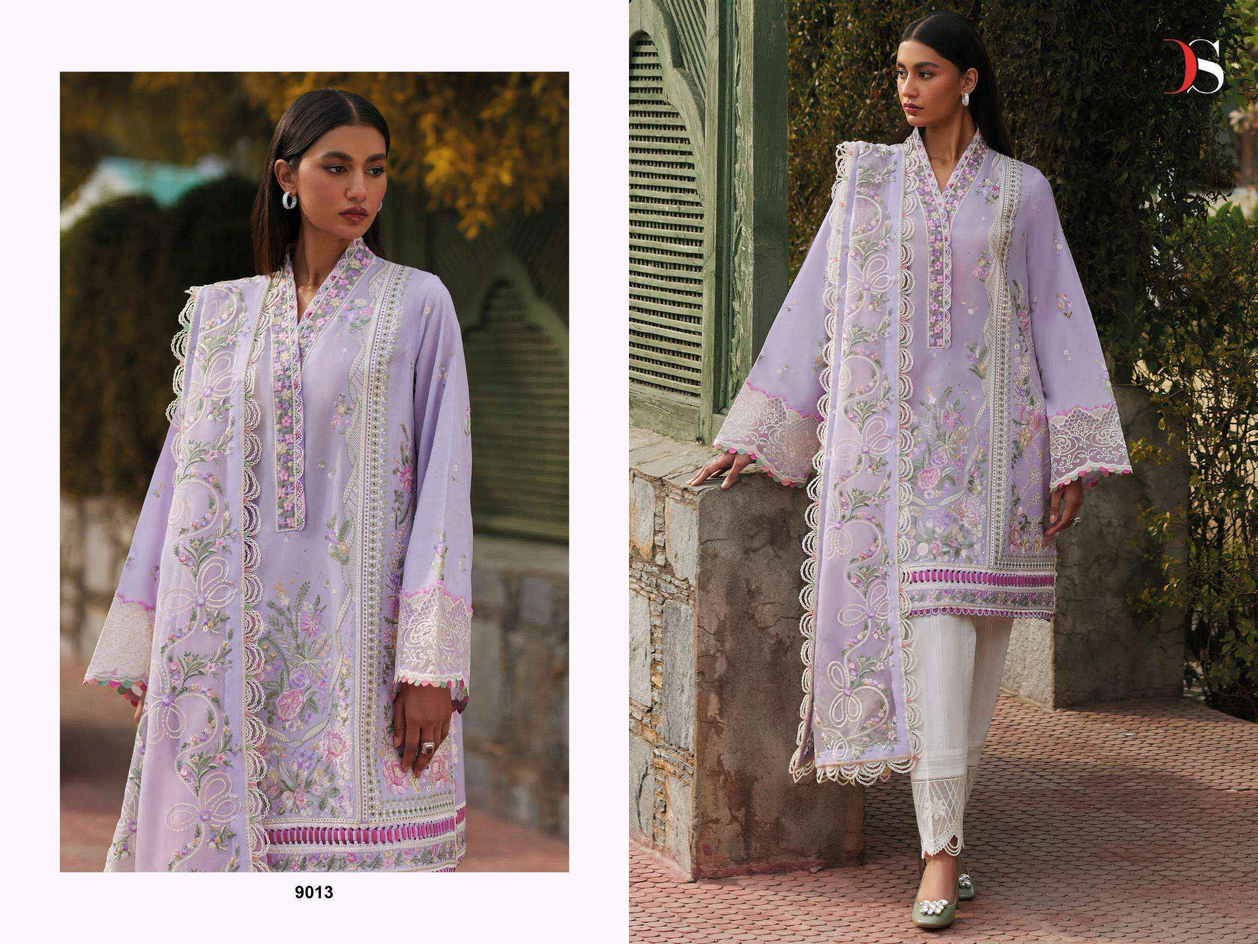 Deepsy Suits Elan Lawn 25 NX Cotton Dress Material Wholesale Price ( 5 pcs Catalogue )