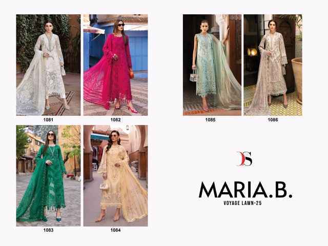 Deepsy Suits Maria B Voyage Lawn 25 Cotton Pakistani Suits ( 6 pcs Catalogue )