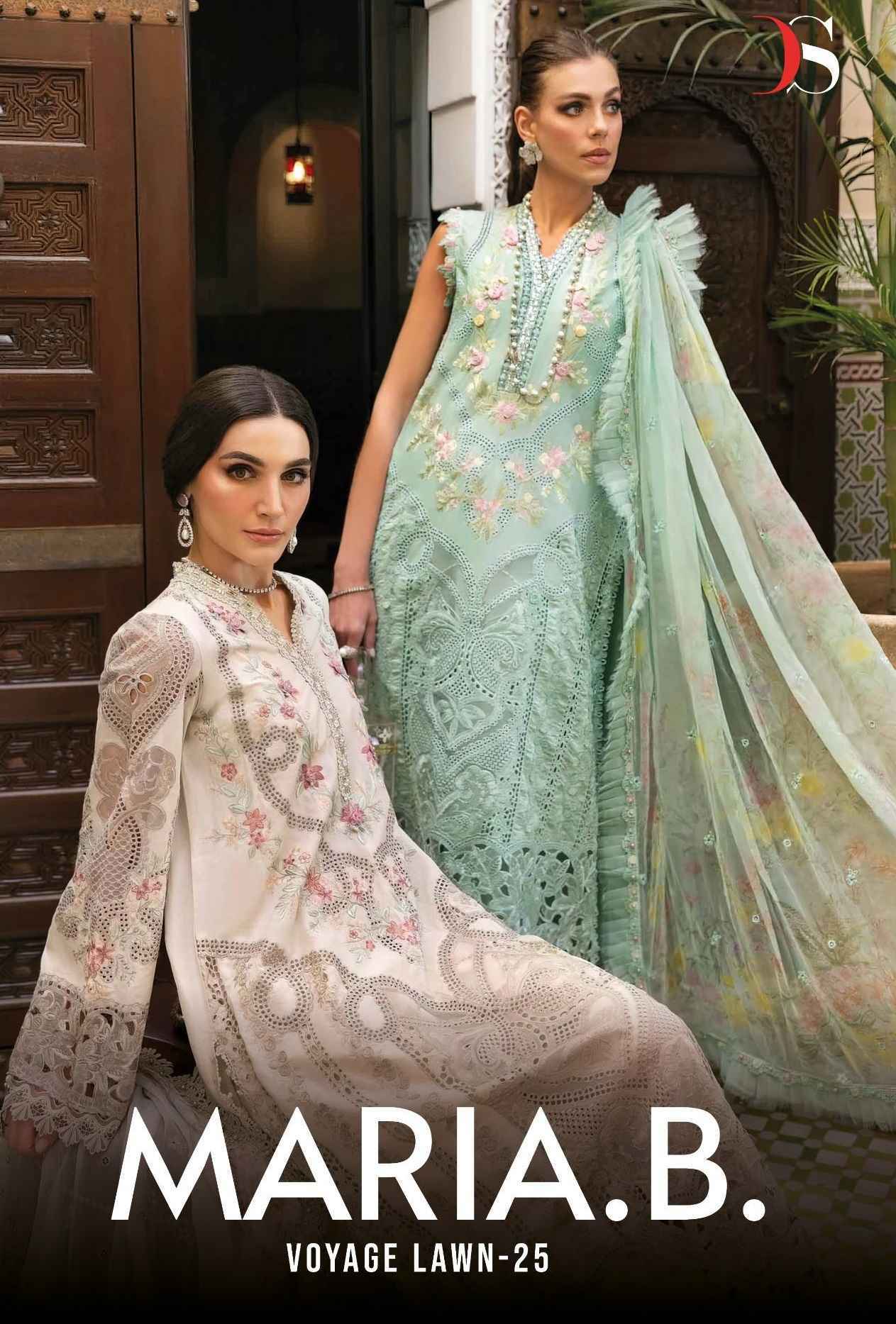 Deepsy Suits Maria B Voyage Lawn 25 Cotton Pakistani Suits ( 6 pcs Catalogue )