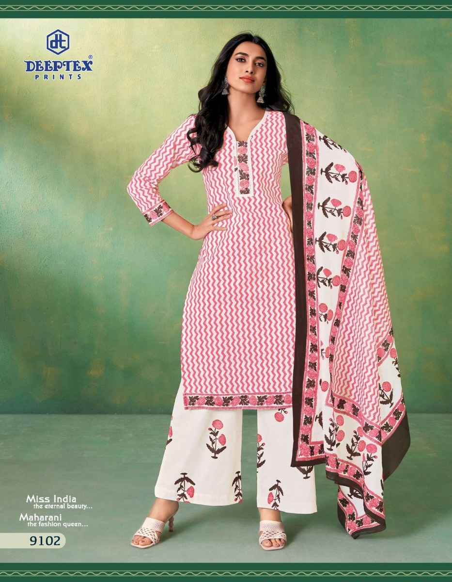 Deeptex Miss India Vol 91 Cotton salwar Suits ( 16 Pcs Catalogue )