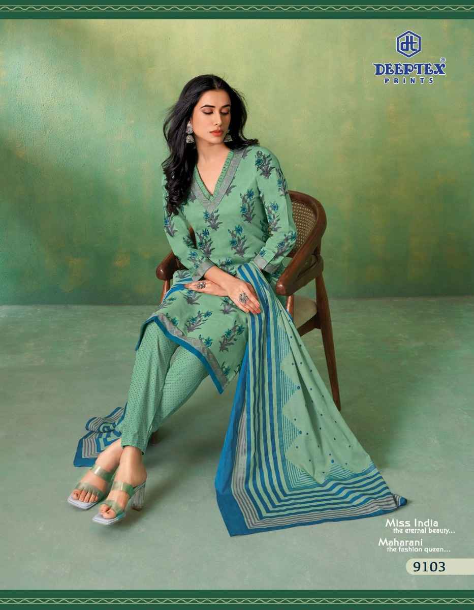 Deeptex Miss India Vol 91 Cotton salwar Suits ( 16 Pcs Catalogue )