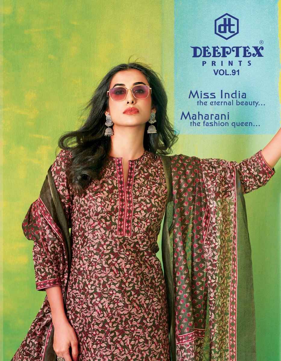 Deeptex Miss India Vol 91 Cotton salwar Suits ( 16 Pcs Catalogue )