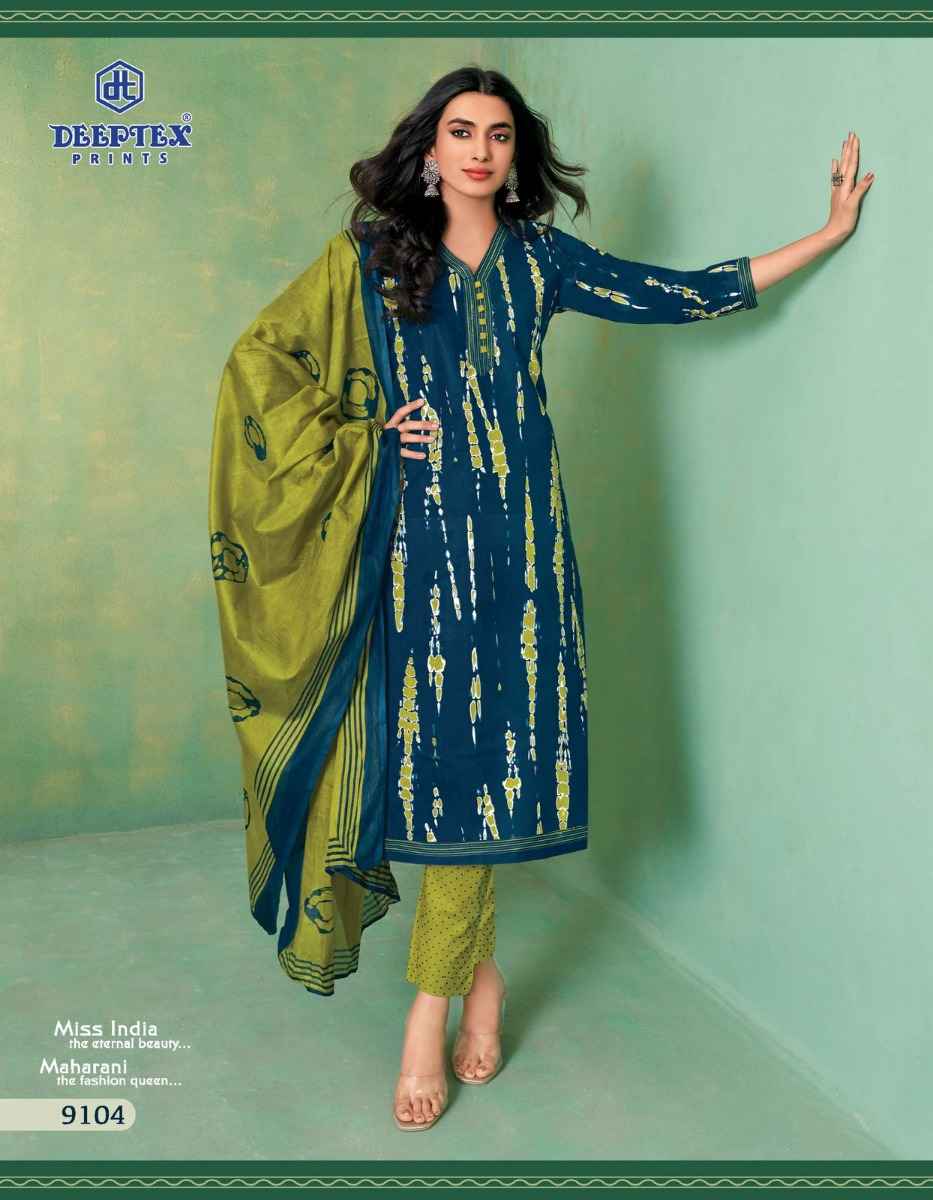 Deeptex Miss India Vol 91 Cotton salwar Suits ( 16 Pcs Catalogue )