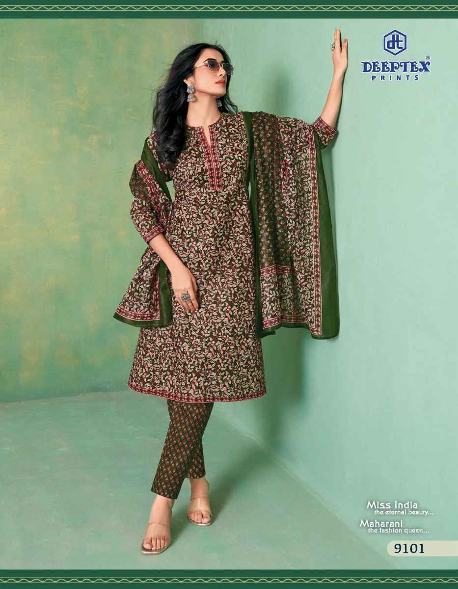 Deeptex Miss India Vol 91 Cotton salwar Suits ( 16 Pcs Catalogue )