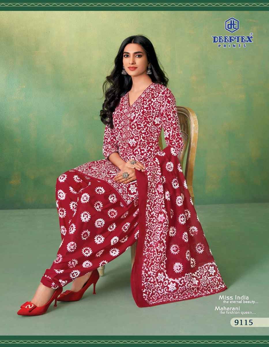 Deeptex Miss India Vol 91 Cotton salwar Suits ( 16 Pcs Catalogue )