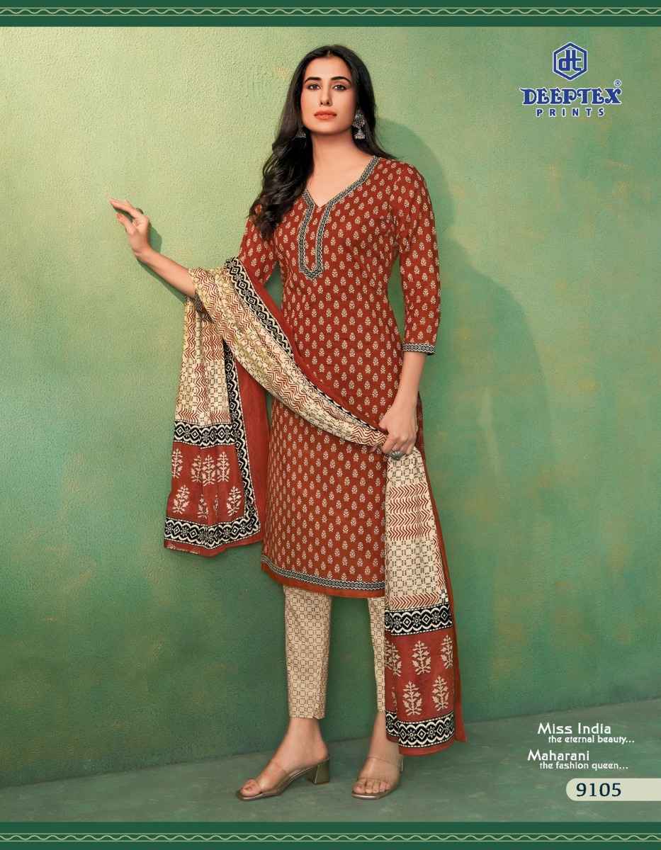 Deeptex Miss India Vol 91 Cotton salwar Suits ( 16 Pcs Catalogue )
