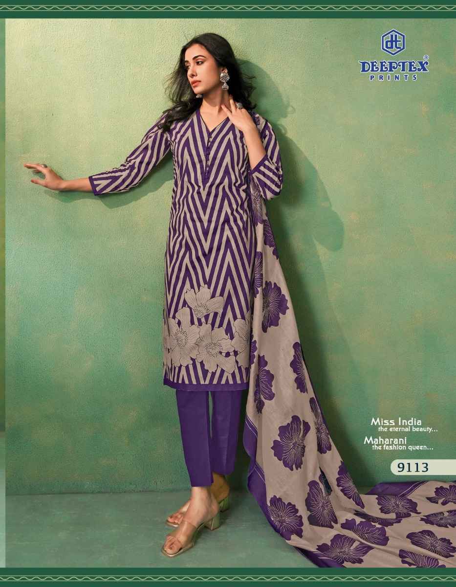 Deeptex Miss India Vol 91 Cotton salwar Suits ( 16 Pcs Catalogue )
