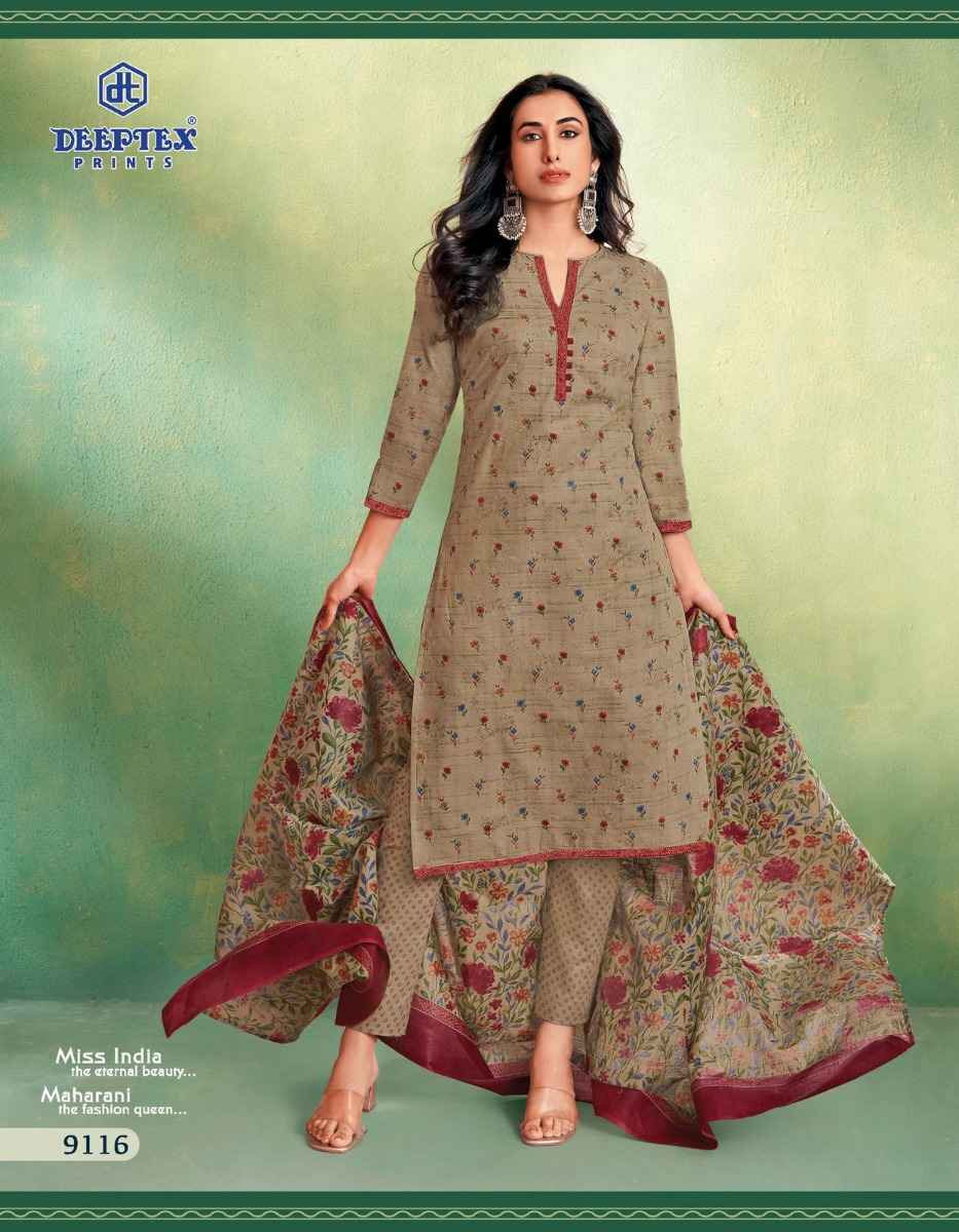 Deeptex Miss India Vol 91 Cotton salwar Suits ( 16 Pcs Catalogue )