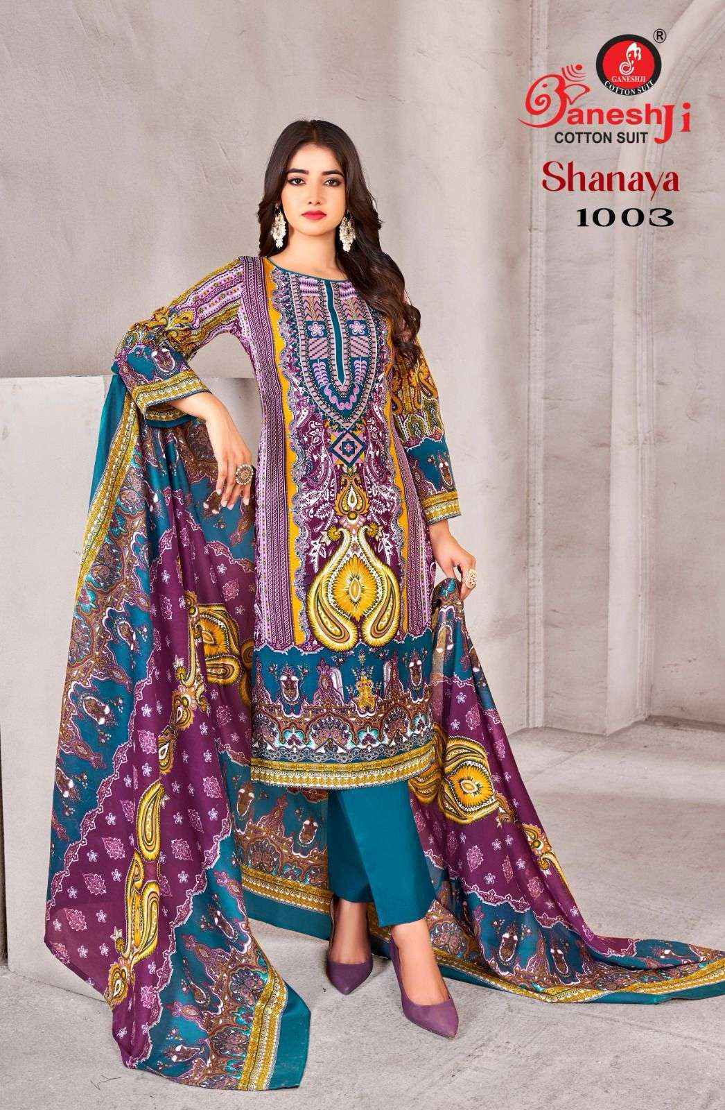 Ganesh Ji Shanaya Vol 1 Cotton Pakistani Suits New Catalog ( 8 Pcs Catalogue  )