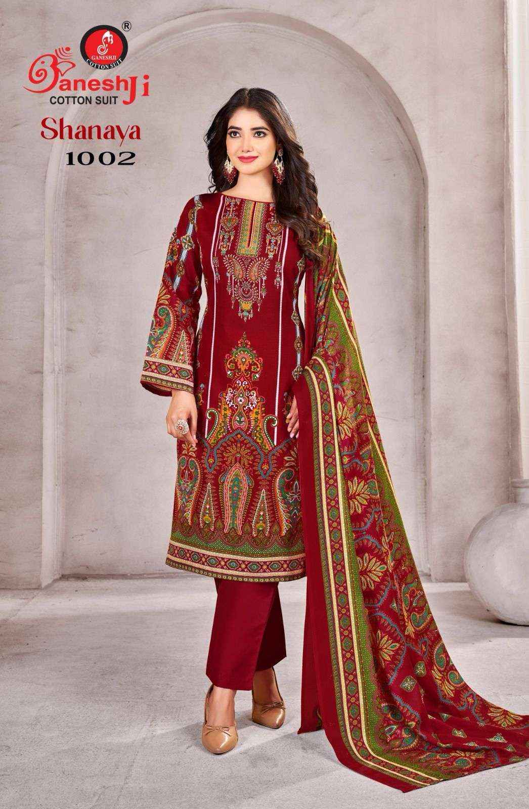 Ganesh Ji Shanaya Vol 1 Cotton Pakistani Suits New Catalog ( 8 Pcs Catalogue  )