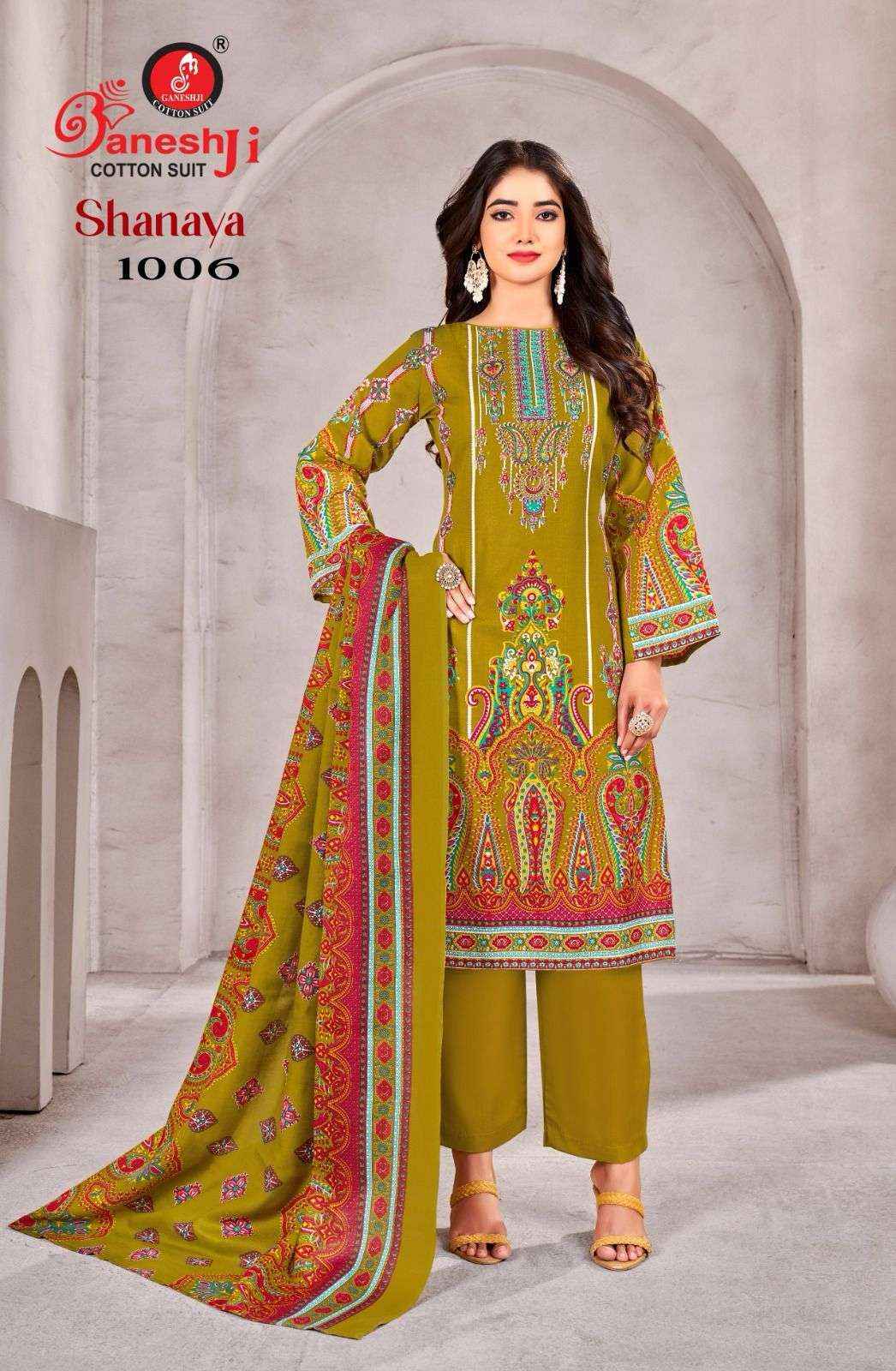 Ganesh Ji Shanaya Vol 1 Cotton Pakistani Suits New Catalog ( 8 Pcs Catalogue  )