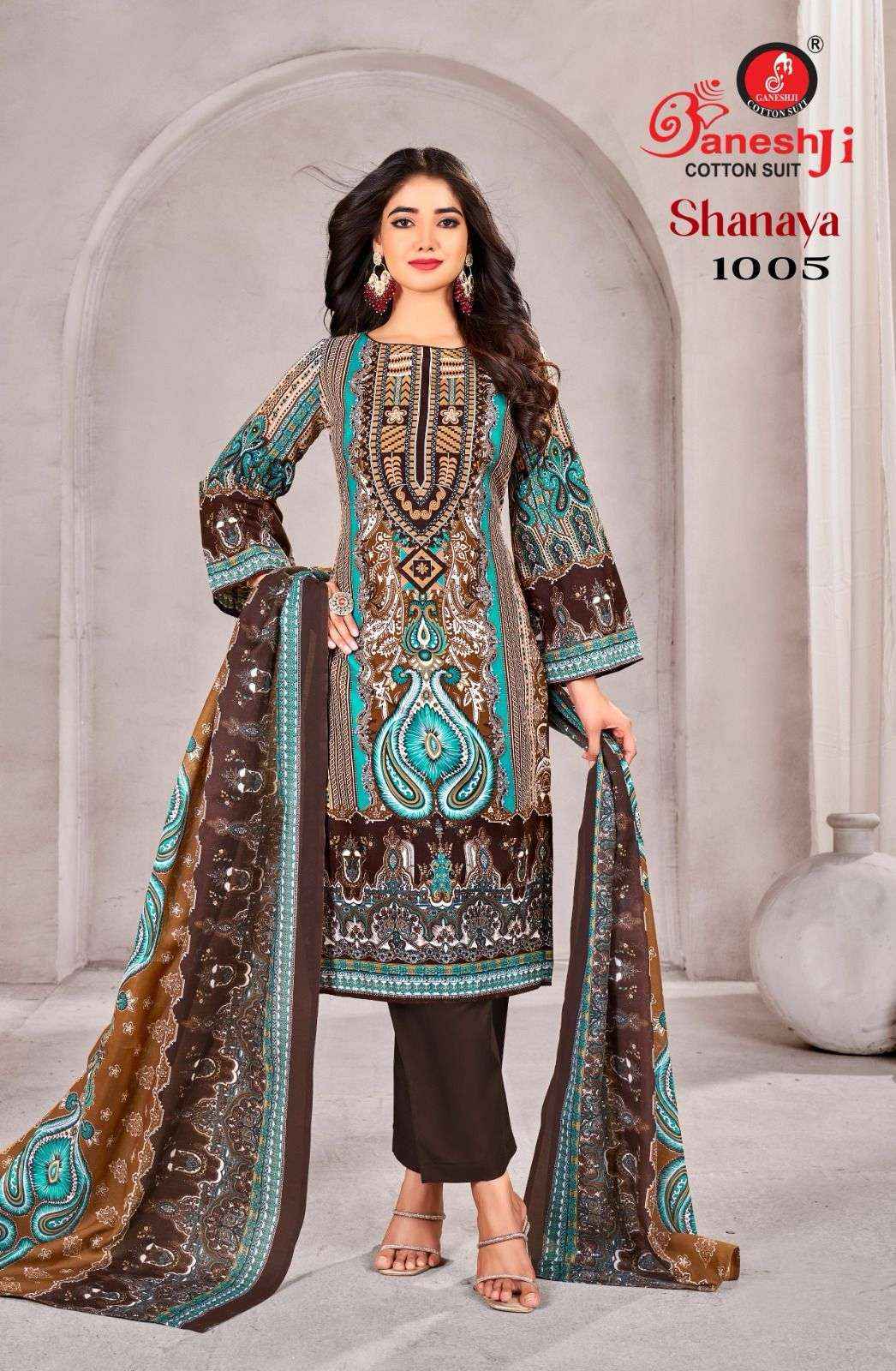 Ganesh Ji Shanaya Vol 1 Cotton Pakistani Suits New Catalog ( 8 Pcs Catalogue  )