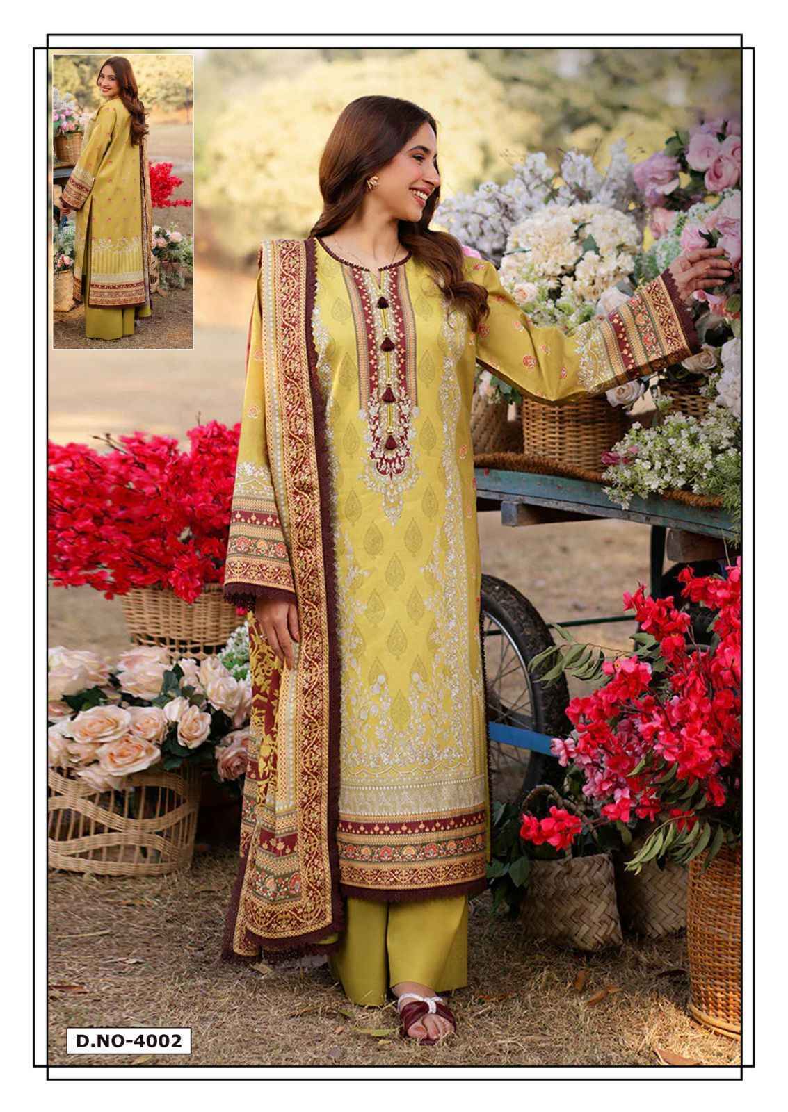 Hala Ramsha Vol 4 Cotton Dress Material Wholesale Price ( 6 pcs Catalogue )