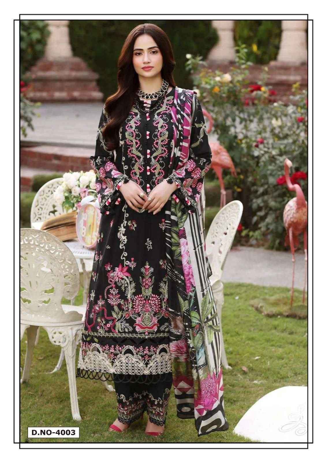 Hala Ramsha Vol 4 Cotton Dress Material Wholesale Price ( 6 pcs Catalogue )