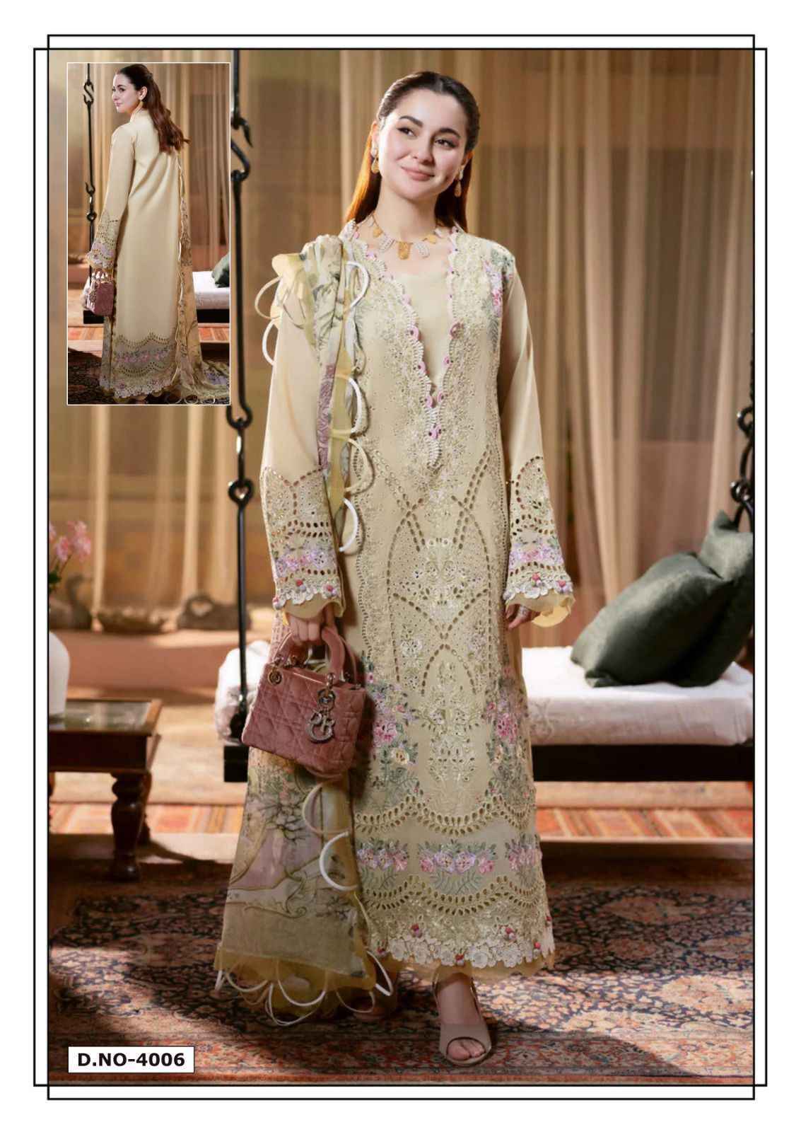 Hala Ramsha Vol 4 Cotton Dress Material Wholesale Price ( 6 pcs Catalogue )