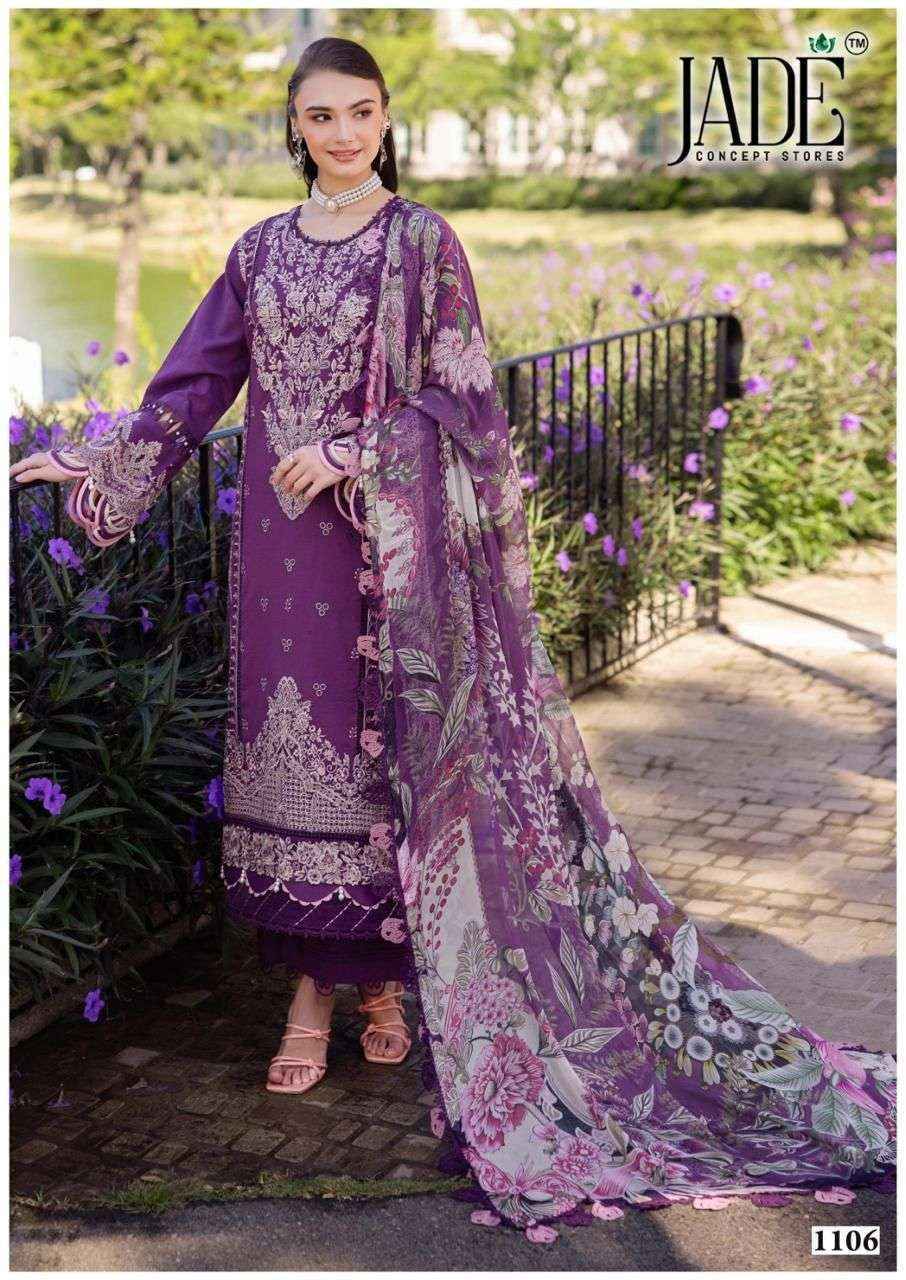 Jade Bin Saeed Heavy Luxury Vol 11 Cotton Pakistani suits ( 6 pcs Catalogue )