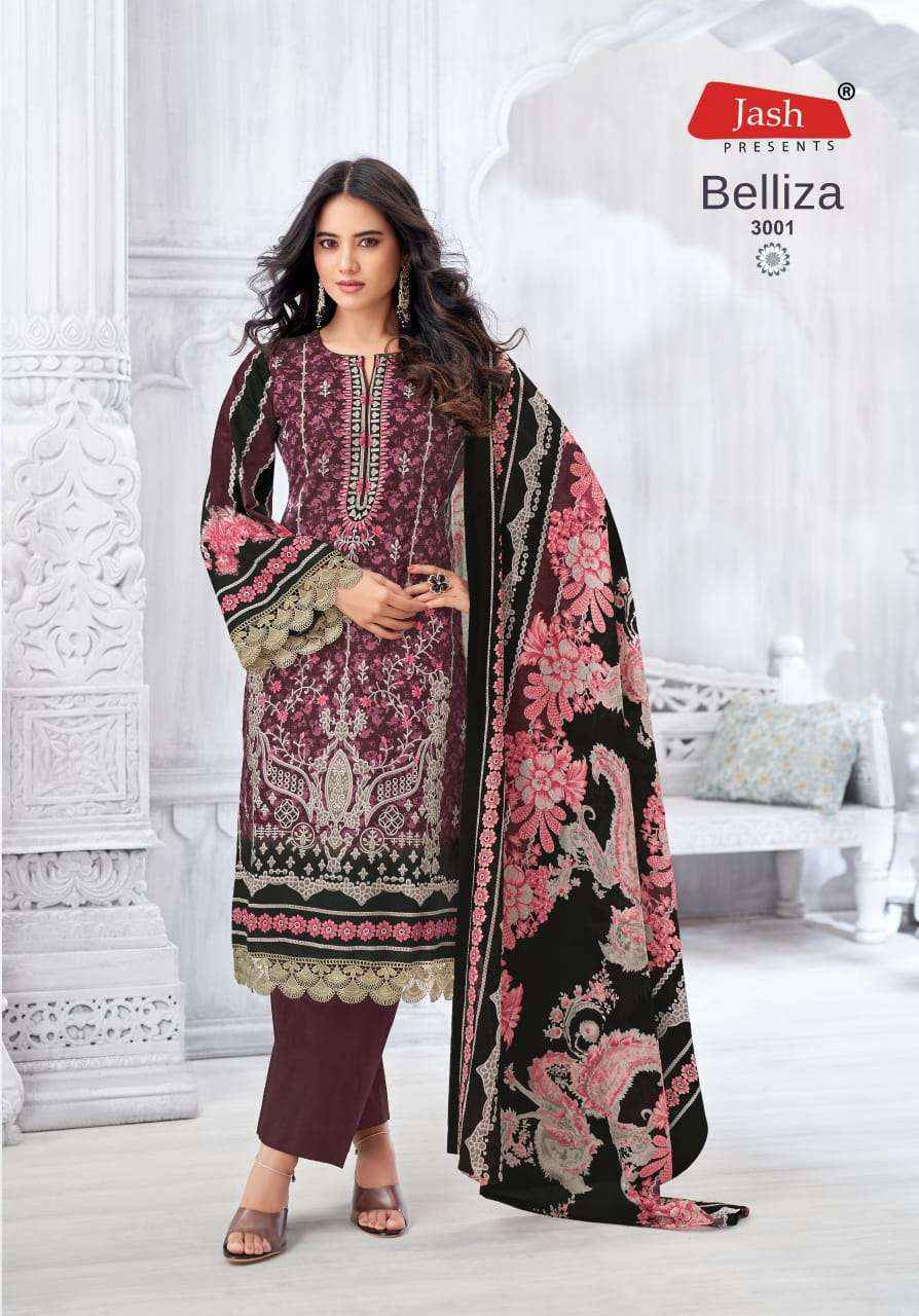 Jash Belliza Vol 3 Cotton Dress Material Wholesale Price ( 10 pcs Catalogue )