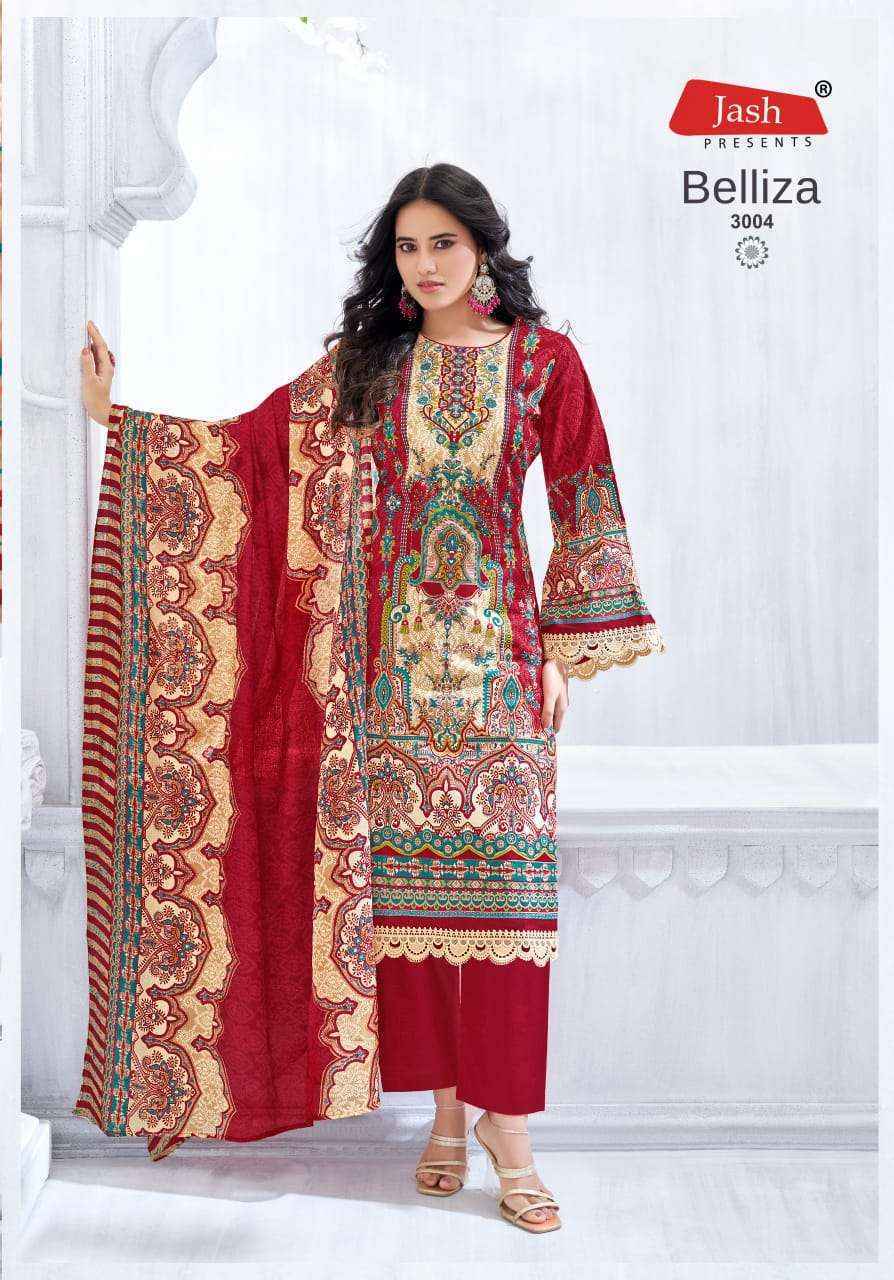Jash Belliza Vol 3 Cotton Dress Material Wholesale Price ( 10 pcs Catalogue )