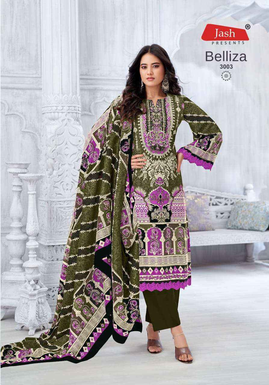 Jash Belliza Vol 3 Cotton Dress Material Wholesale Price ( 10 pcs Catalogue )