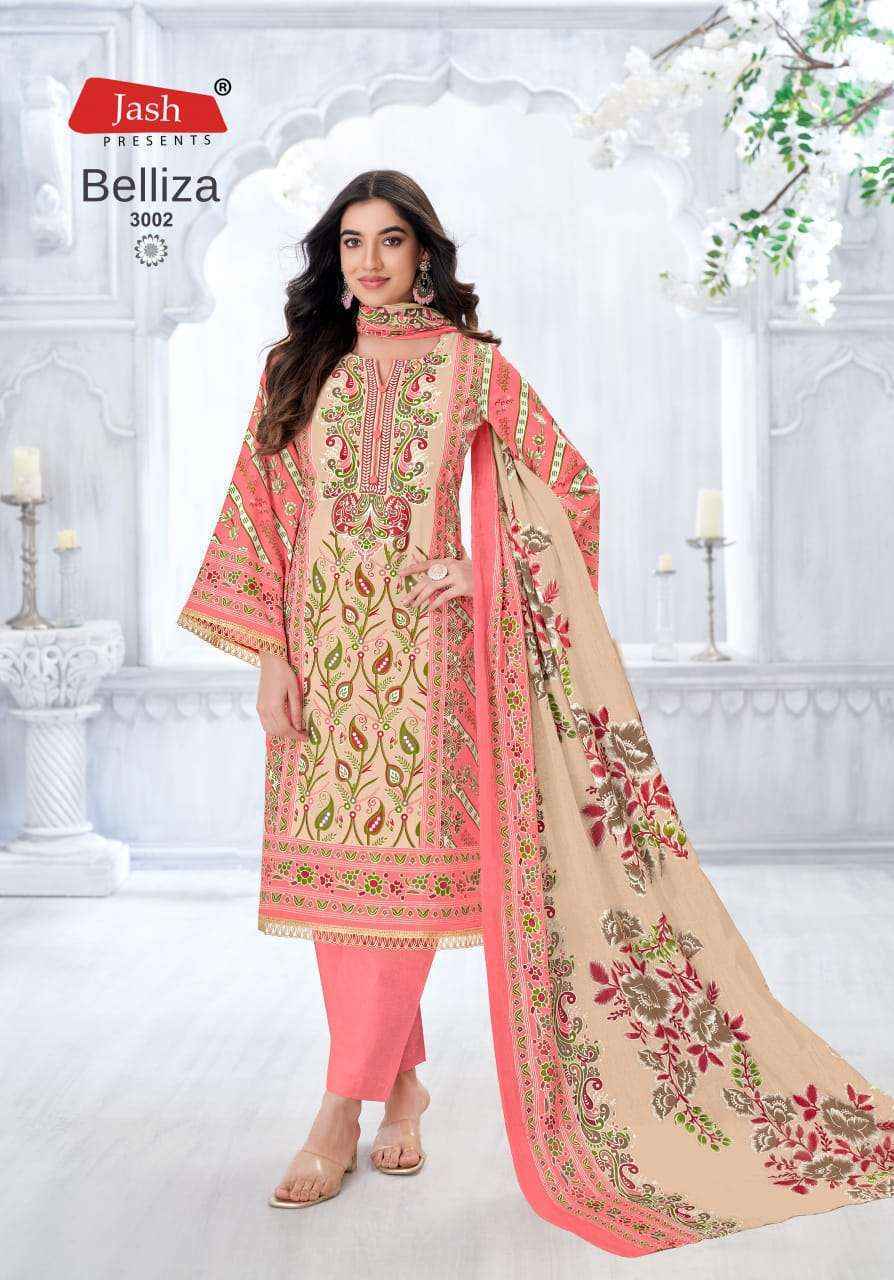 Jash Belliza Vol 3 Cotton Dress Material Wholesale Price ( 10 pcs Catalogue )