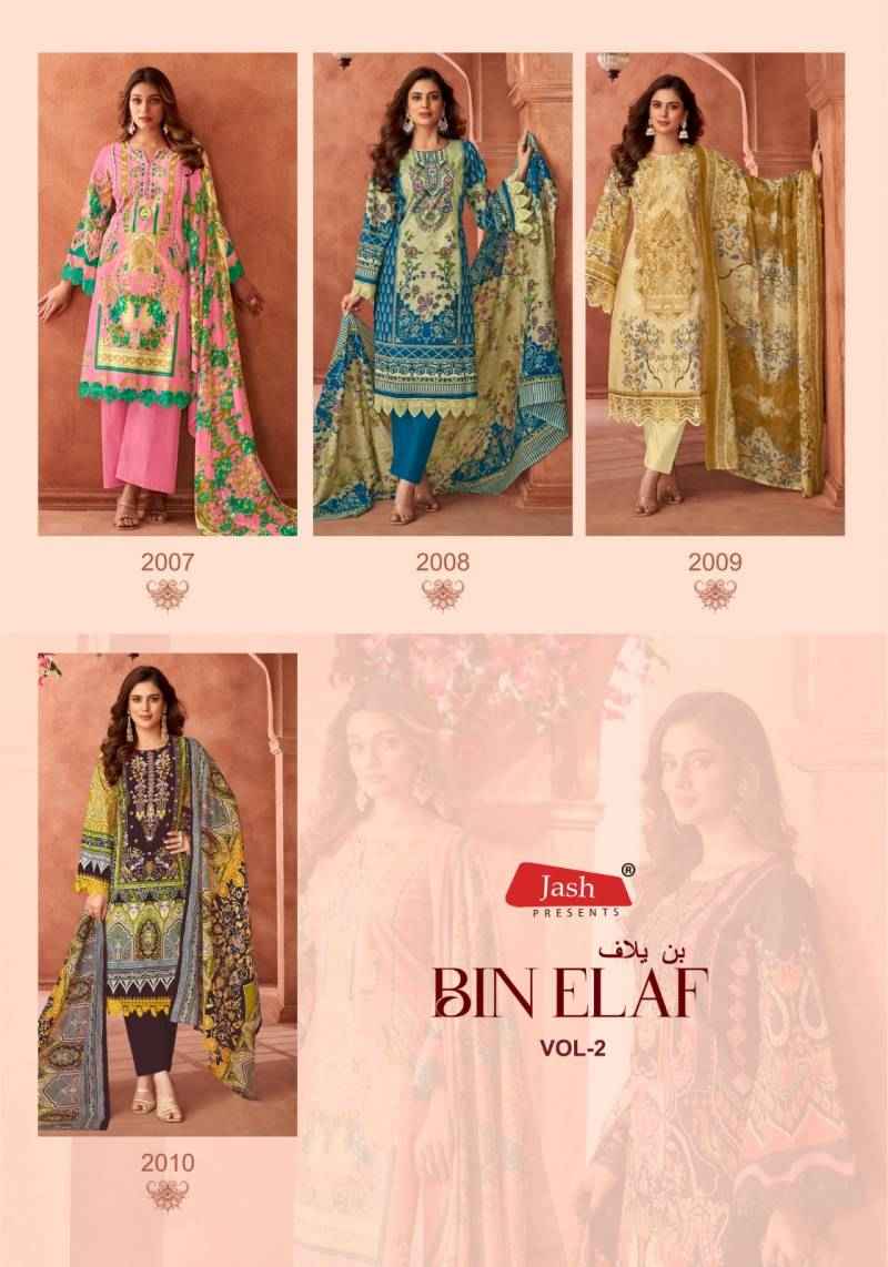 Jash Bin Elaf Vol 2 Cotton Printed Dress Material Wholesale Price ( 10 Pcs Catalogue )